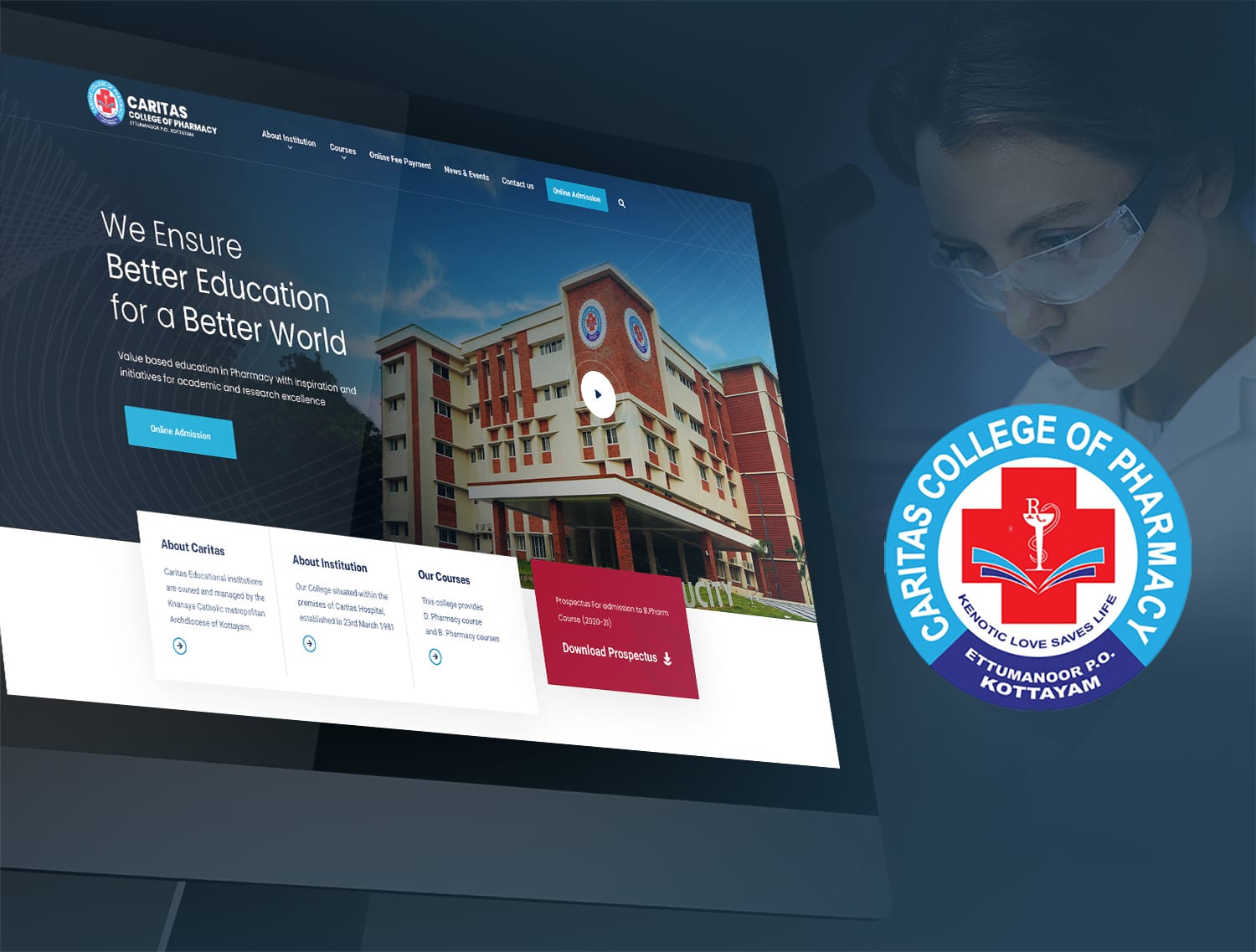 Caritas College of Pharmacy - Web Developed by The Inventiv Hub